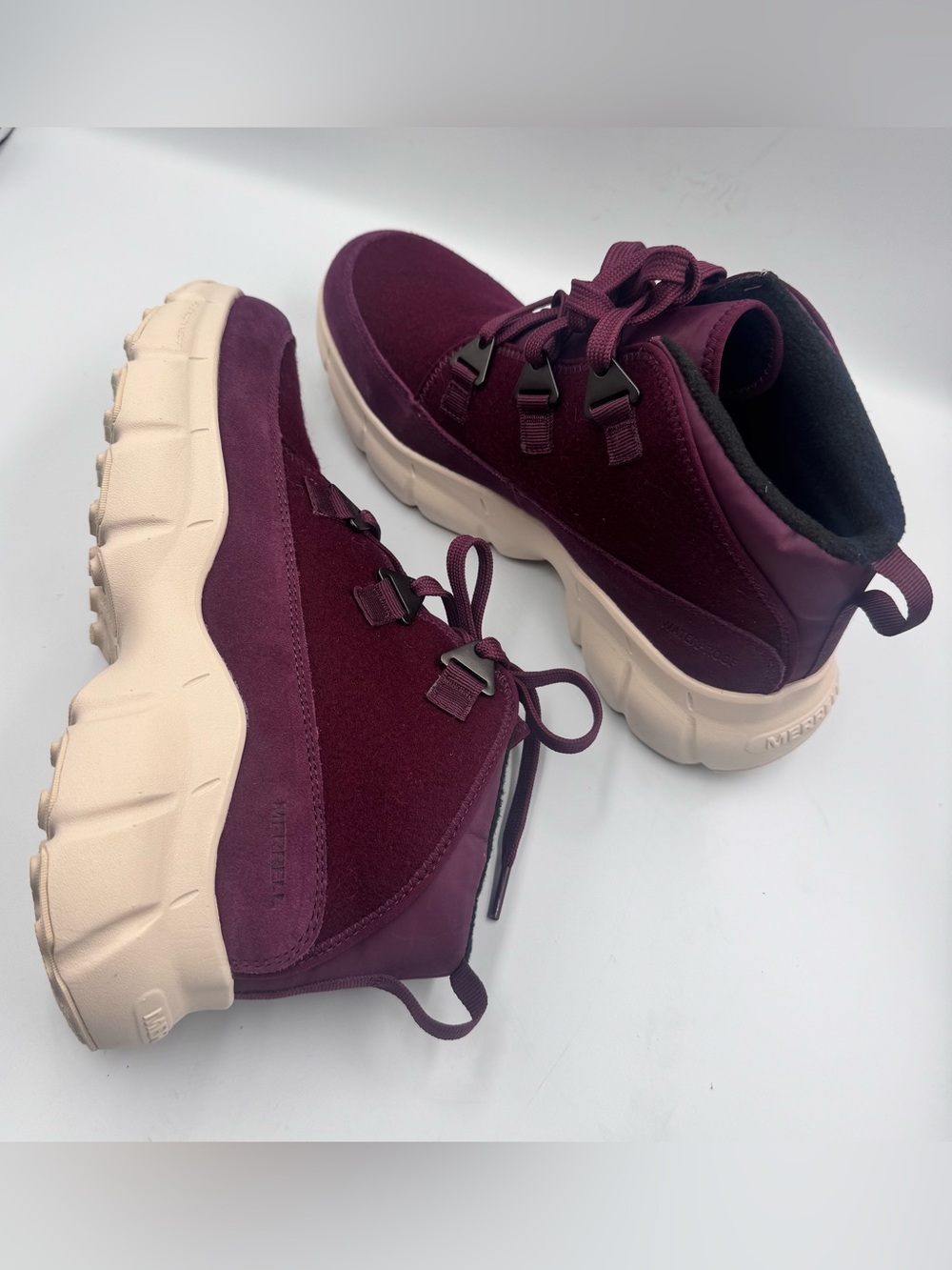Merrell Bravada 2 Thermo Demi Waterproof Boots Burgundy Suede J008514 Women 10.5